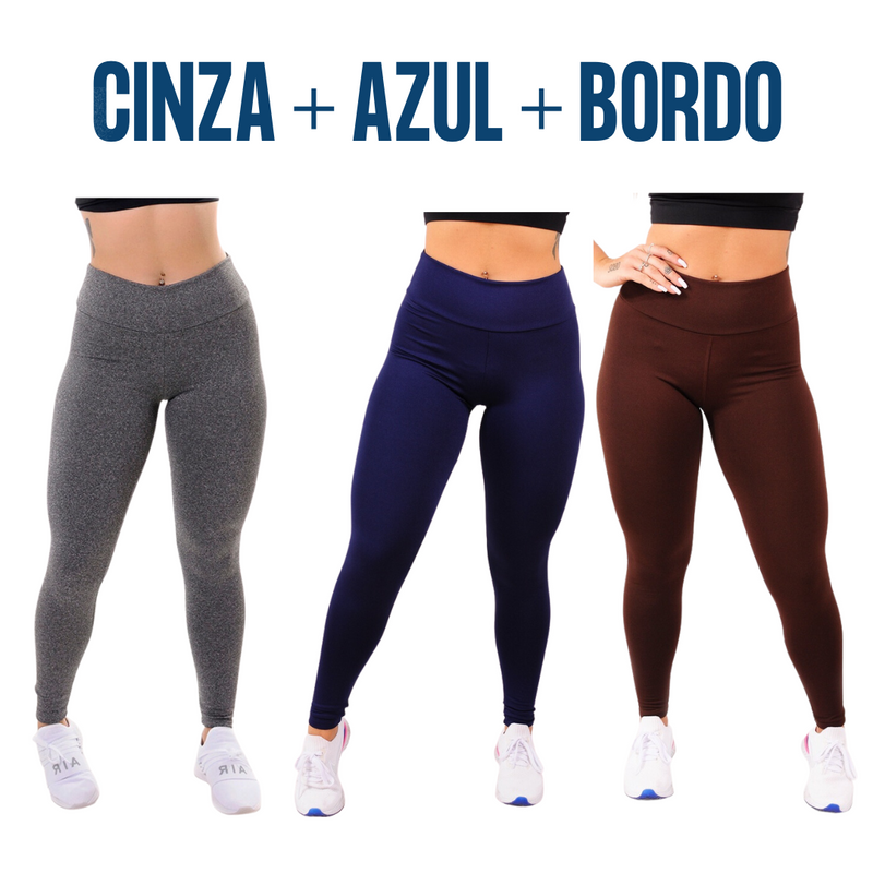 LEV3 PAGUE 1 - Calça Legging Peluciada Térmica