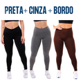 LEV3 PAGUE 1 - Calça Legging Peluciada Térmica