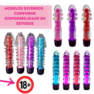 KIT 5 MAIS - Kit Vibrador Bullett Multivelocidade+ Penis Personal+ Golfinho ponto G + Plug anal + Egg masturbador  - Sex Shop